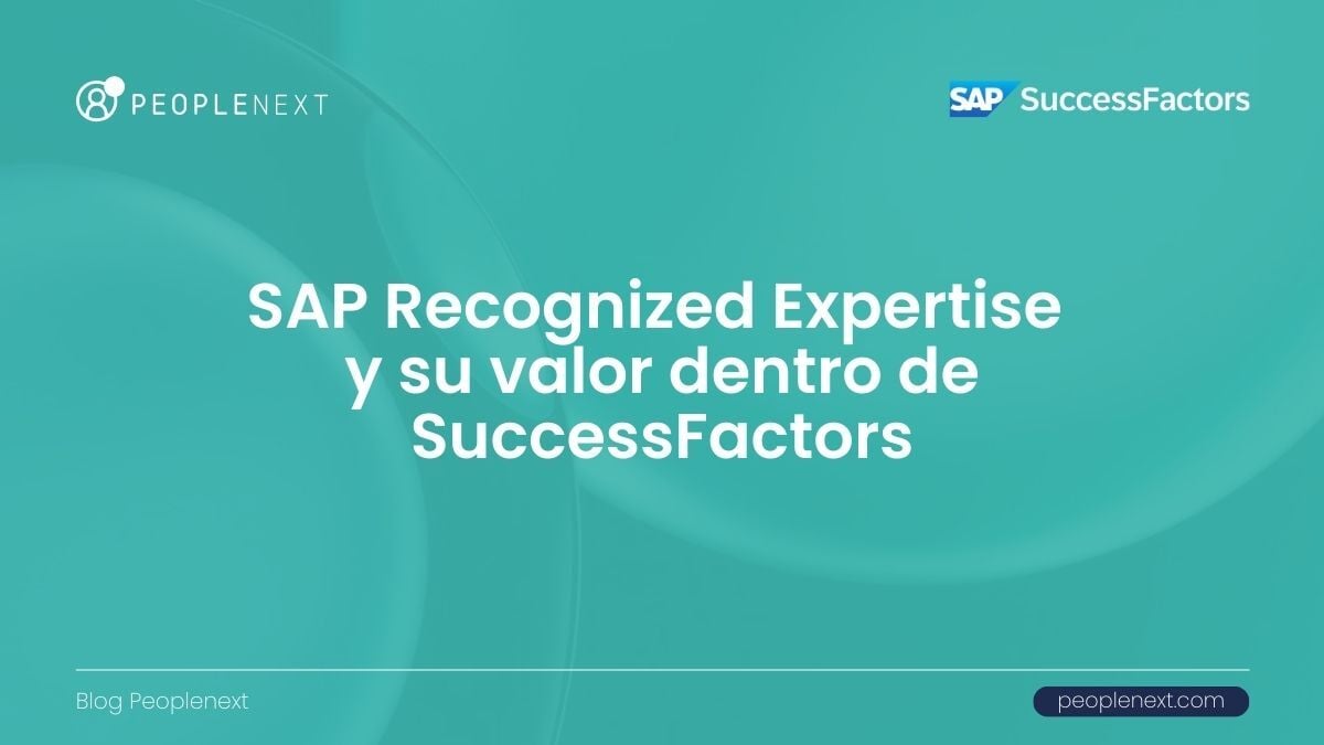 SAP Recognized Expertise: clave para implementar SuccessFactors