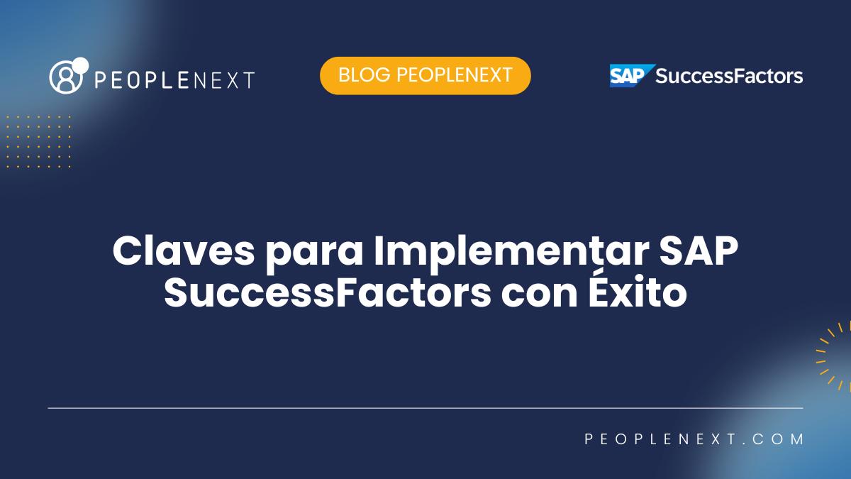 Claves para Implementar SAP SuccessFactors con Éxito